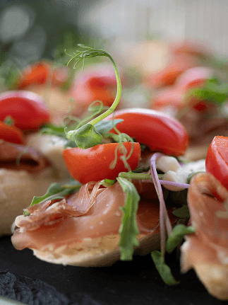 Jídlo s microgreens